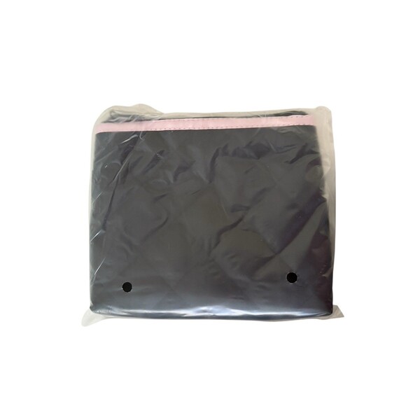 Mary Kay 3pc Quilted Makeup Black Travel Bag Removable Mesh Bag Zippered Set - Picture 5 of 12